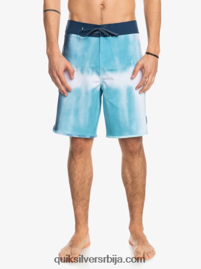 мушкарци Quiksilver сурфсилк сцаллоп 19 боардсхортс делпх блуе Z824VN1494