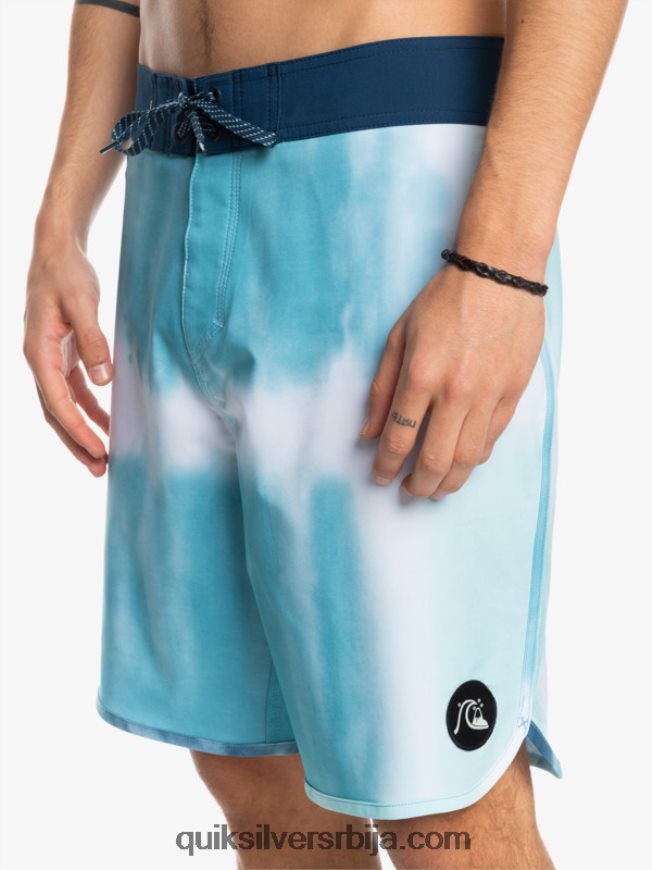 мушкарци Quiksilver сурфсилк сцаллоп 19 боардсхортс делпх блуе Z824VN1494
