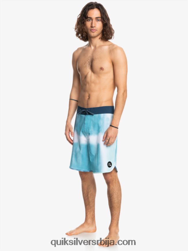 мушкарци Quiksilver сурфсилк сцаллоп 19 боардсхортс делпх блуе Z824VN1494