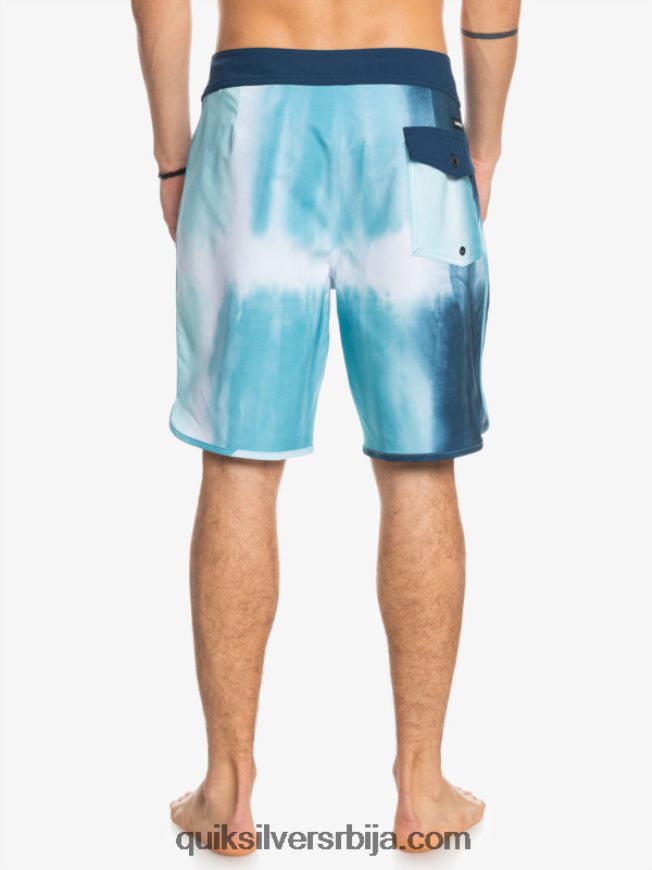 мушкарци Quiksilver сурфсилк сцаллоп 19 боардсхортс делпх блуе Z824VN1494