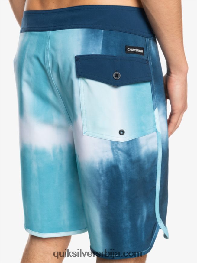 мушкарци Quiksilver сурфсилк сцаллоп 19 боардсхортс делпх блуе Z824VN1494