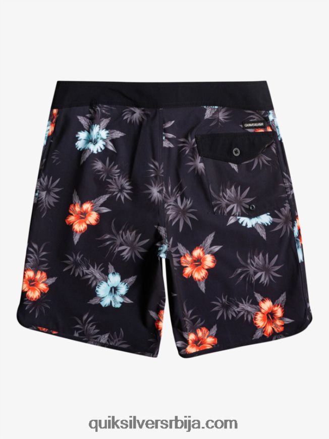 мушкарци Quiksilver сурфсилк сцаллоп 19 боардсхортс црн Z824VN1496