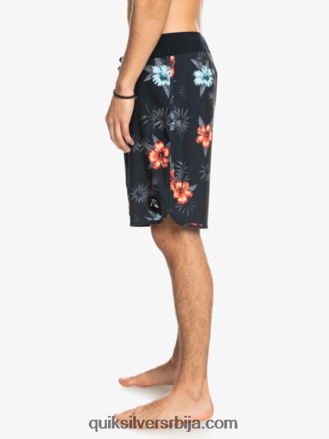 мушкарци Quiksilver сурфсилк сцаллоп 19 боардсхортс црн Z824VN1496