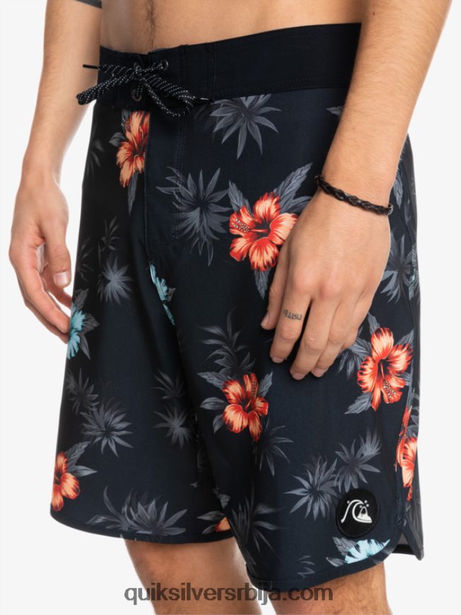 мушкарци Quiksilver сурфсилк сцаллоп 19 боардсхортс црн Z824VN1496