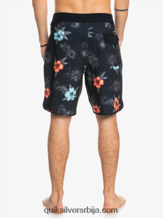 мушкарци Quiksilver сурфсилк сцаллоп 19 боардсхортс црн Z824VN1496