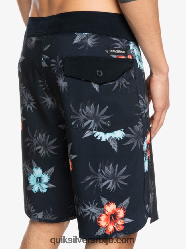 мушкарци Quiksilver сурфсилк сцаллоп 19 боардсхортс црн Z824VN1496