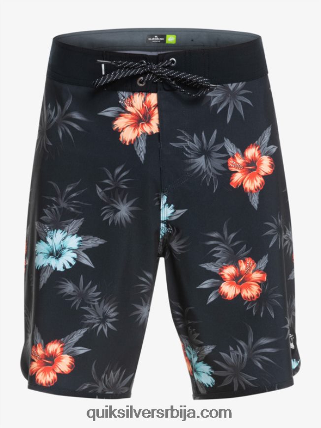 мушкарци Quiksilver сурфсилк сцаллоп 19 боардсхортс црн Z824VN1496