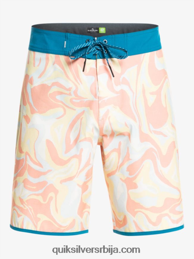мушкарци Quiksilver сурфсилк сцаллоп 19 боардсхортс бресква розе Z824VN1499