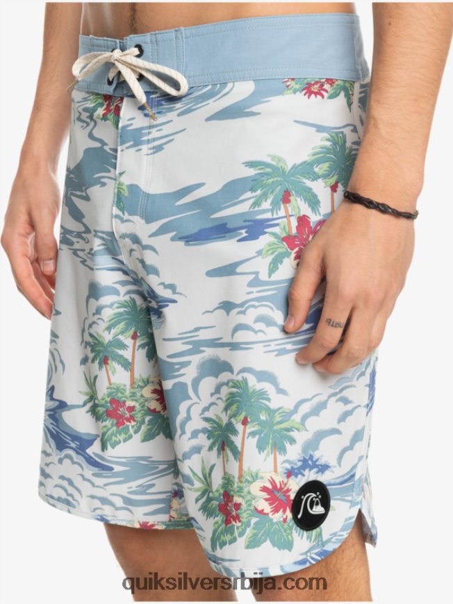 мушкарци Quiksilver хемпстретцх сцаллоп 19 боардсхортс бреза Z824VN1739