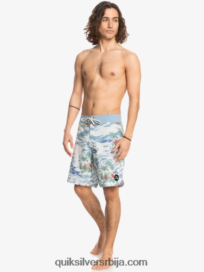 мушкарци Quiksilver хемпстретцх сцаллоп 19 боардсхортс бреза Z824VN1739