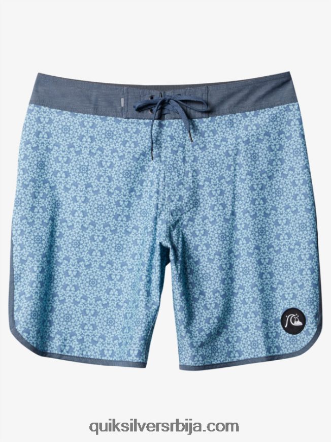 мушкарци Quiksilver хемпстретцх сцаллоп 19 боардсхортс плаво стакло Z824VN1741