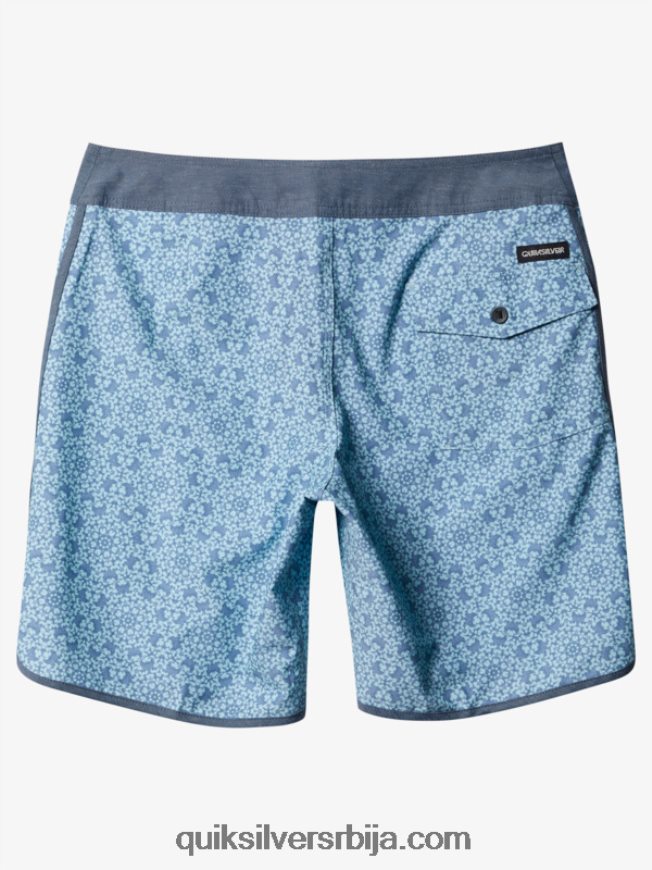 мушкарци Quiksilver хемпстретцх сцаллоп 19 боардсхортс плаво стакло Z824VN1741