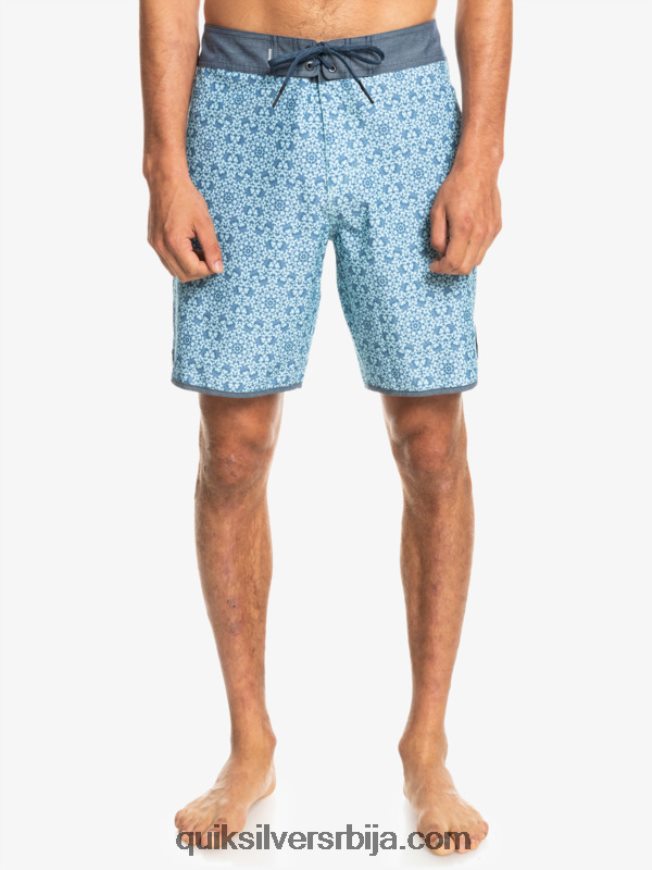 мушкарци Quiksilver хемпстретцх сцаллоп 19 боардсхортс плаво стакло Z824VN1741