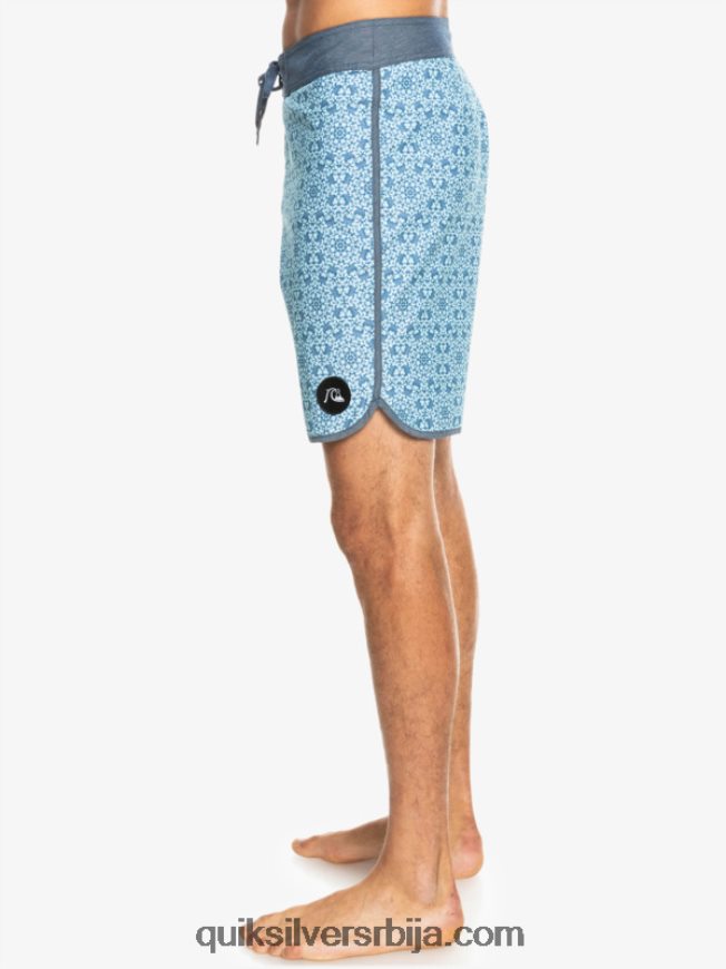 мушкарци Quiksilver хемпстретцх сцаллоп 19 боардсхортс плаво стакло Z824VN1741