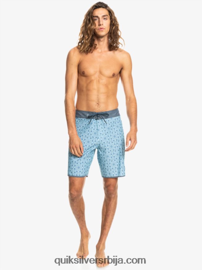 мушкарци Quiksilver хемпстретцх сцаллоп 19 боардсхортс плаво стакло Z824VN1741