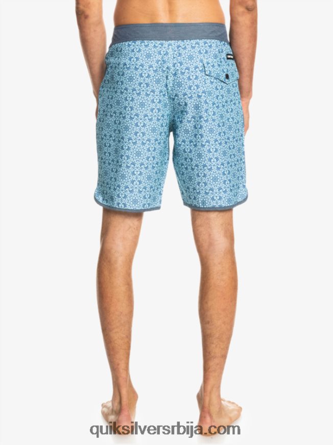 мушкарци Quiksilver хемпстретцх сцаллоп 19 боардсхортс плаво стакло Z824VN1741