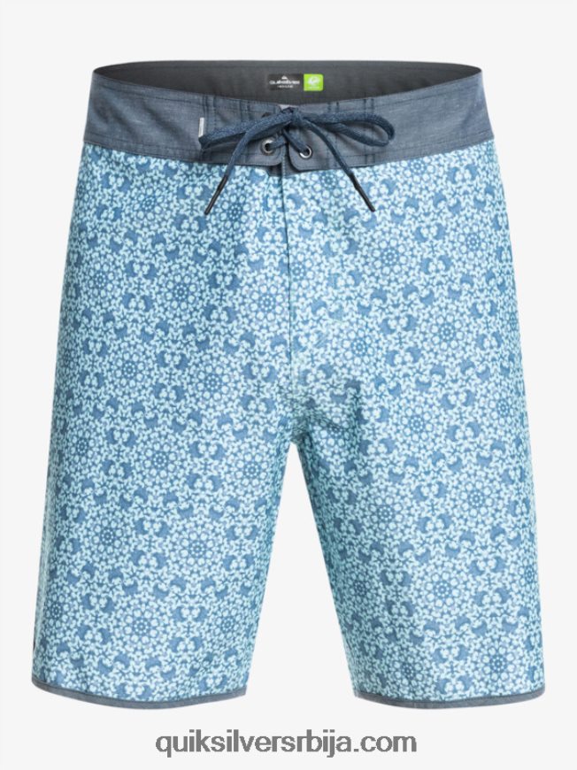 мушкарци Quiksilver хемпстретцх сцаллоп 19 боардсхортс плаво стакло Z824VN1741