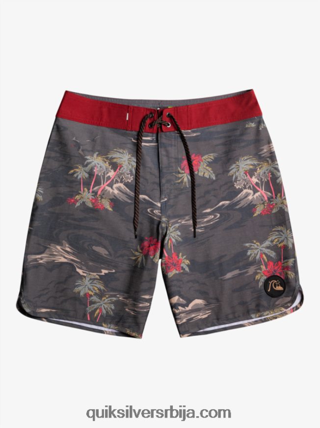 мушкарци Quiksilver хемпстретцх сцаллоп 19 боардсхортс тармац Z824VN1742