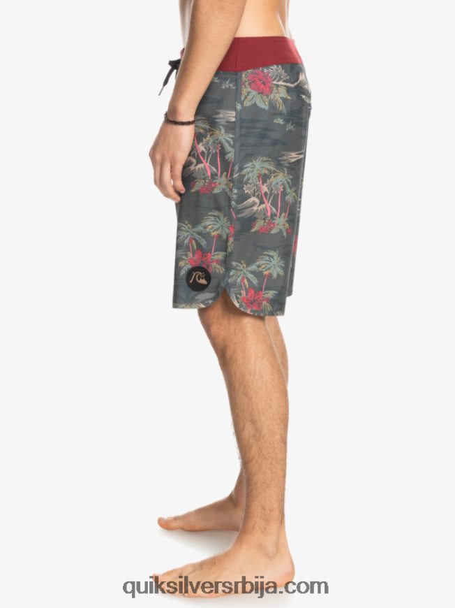 мушкарци Quiksilver хемпстретцх сцаллоп 19 боардсхортс тармац Z824VN1742