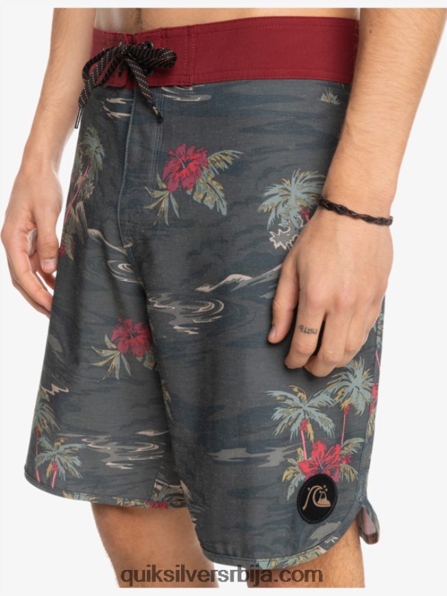 мушкарци Quiksilver хемпстретцх сцаллоп 19 боардсхортс тармац Z824VN1742