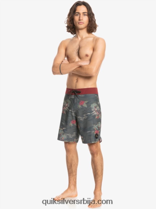мушкарци Quiksilver хемпстретцх сцаллоп 19 боардсхортс тармац Z824VN1742