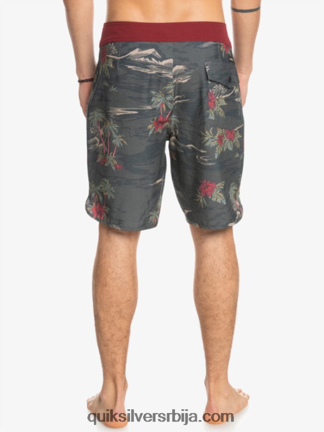 мушкарци Quiksilver хемпстретцх сцаллоп 19 боардсхортс тармац Z824VN1742