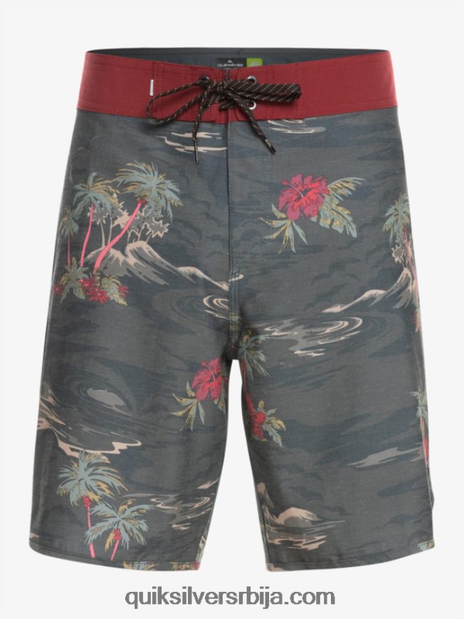 мушкарци Quiksilver хемпстретцх сцаллоп 19 боардсхортс тармац Z824VN1742