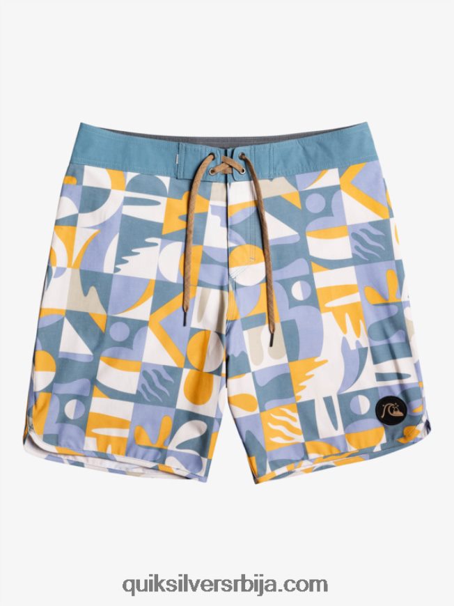 мушкарци Quiksilver хемпстретцх сцаллоп 19 боардсхортс асхлеи блуе Z824VN1743