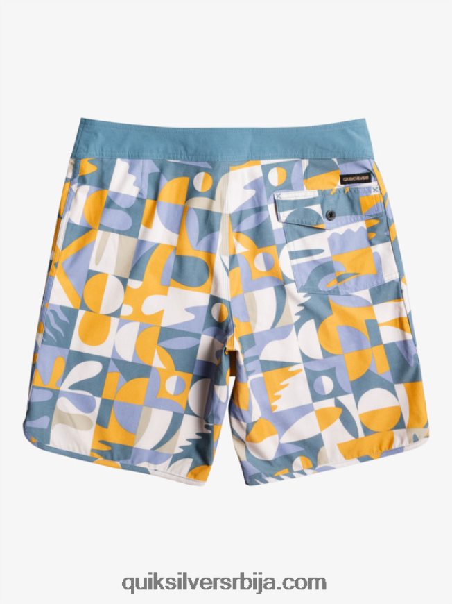 мушкарци Quiksilver хемпстретцх сцаллоп 19 боардсхортс асхлеи блуе Z824VN1743