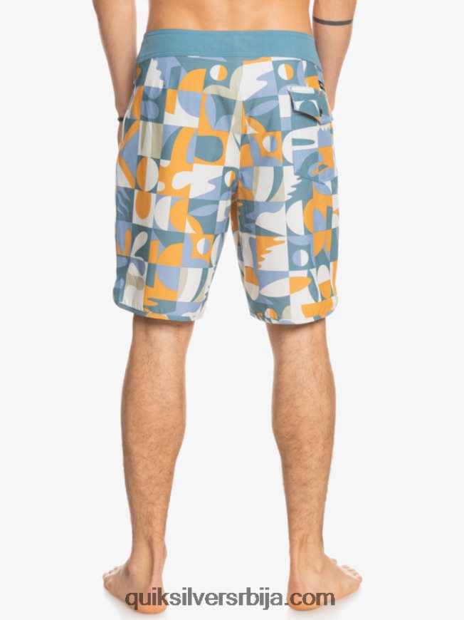 мушкарци Quiksilver хемпстретцх сцаллоп 19 боардсхортс асхлеи блуе Z824VN1743