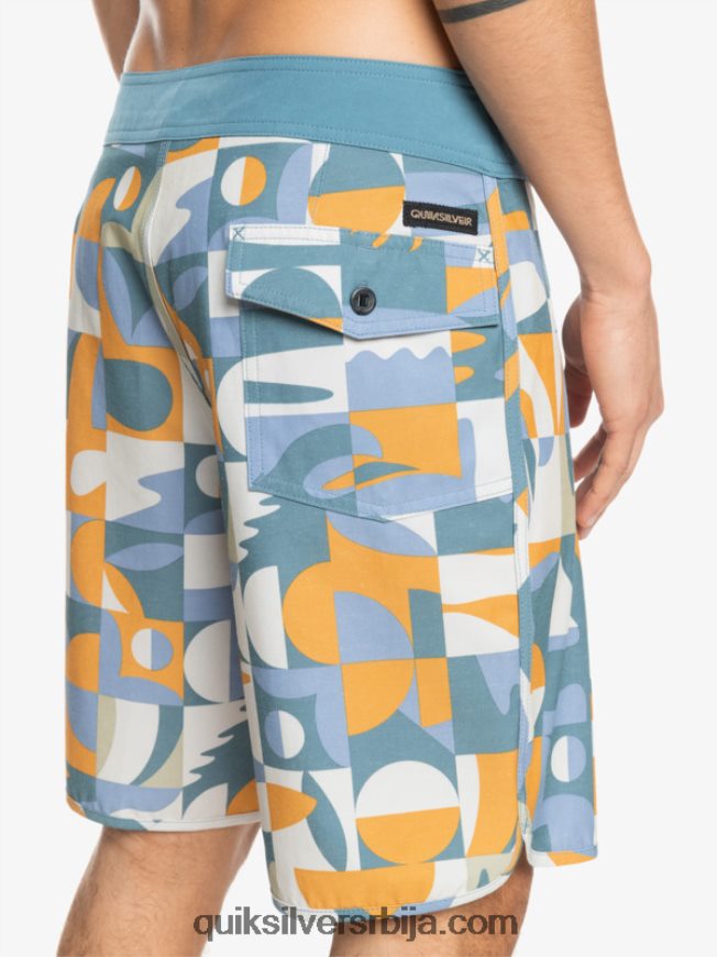 мушкарци Quiksilver хемпстретцх сцаллоп 19 боардсхортс асхлеи блуе Z824VN1743
