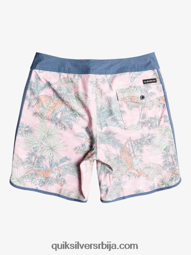 мушкарци Quiksilver хемпстретцх сцаллоп 19 боардсхортс г-земља застрта ружа Z824VN1744