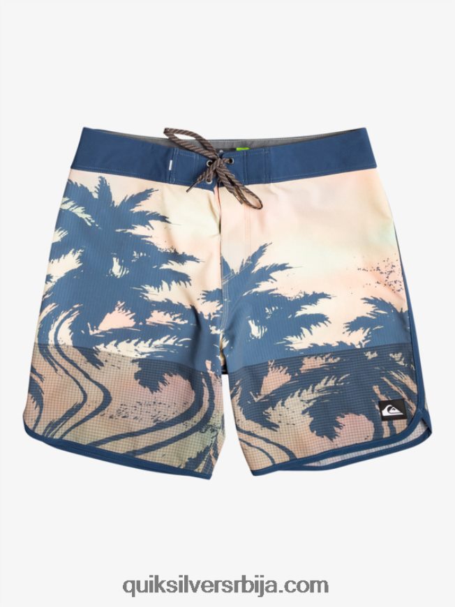 мушкарци Quiksilver хигхлите сцаллоп 19 боардсхортс пастелно тиркизно Z824VN18