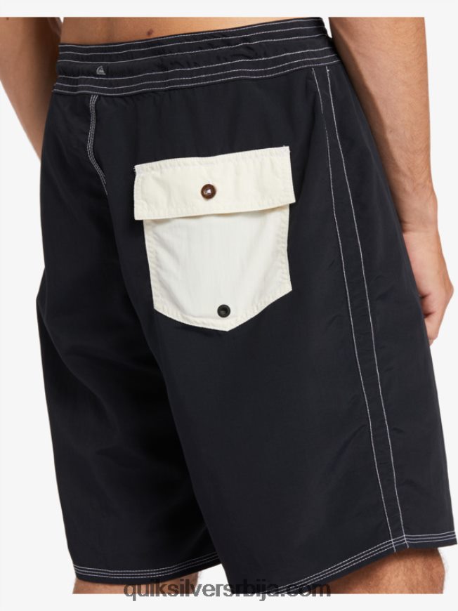 мушкарци Quiksilver ватерман тхровбацк 19 боардсхортс црн Z824VN1855