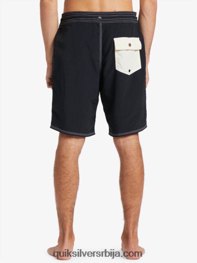 мушкарци Quiksilver ватерман тхровбацк 19 боардсхортс црн Z824VN1855