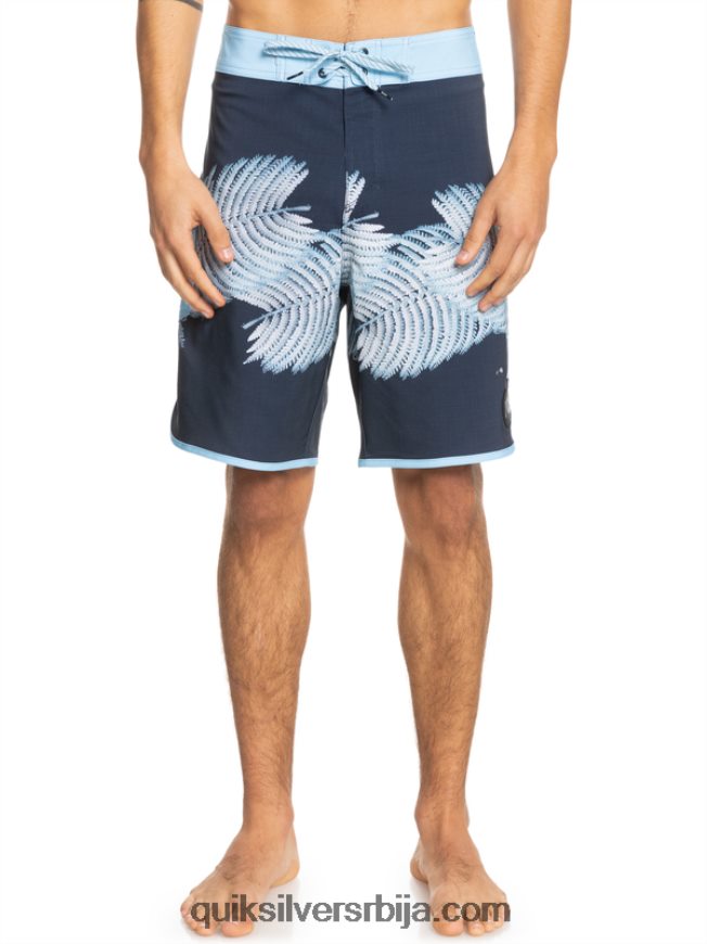мушкарци Quiksilver сурфсилк хаваии сцаллоп 19 боардсхортс морнарски сако Z824VN1880