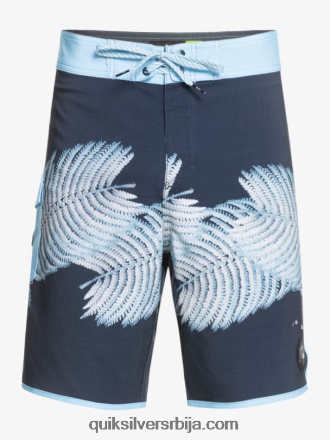 мушкарци Quiksilver сурфсилк хаваии сцаллоп 19 боардсхортс морнарски сако Z824VN1880