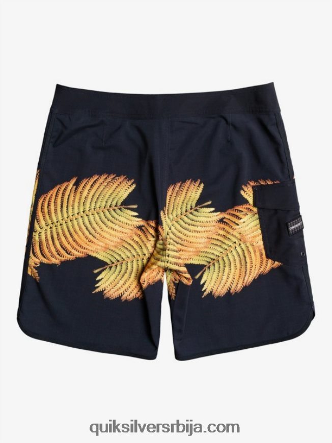 мушкарци Quiksilver сурфсилк хаваии сцаллоп 19 боардсхортс црн Z824VN1881