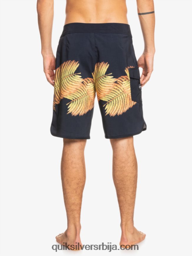 мушкарци Quiksilver сурфсилк хаваии сцаллоп 19 боардсхортс црн Z824VN1881