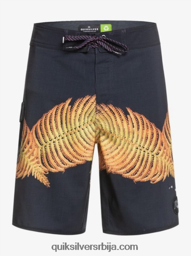 мушкарци Quiksilver сурфсилк хаваии сцаллоп 19 боардсхортс црн Z824VN1881