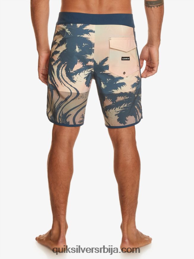 мушкарци Quiksilver хигхлите сцаллоп 19 боардсхортс пастелно тиркизно Z824VN18