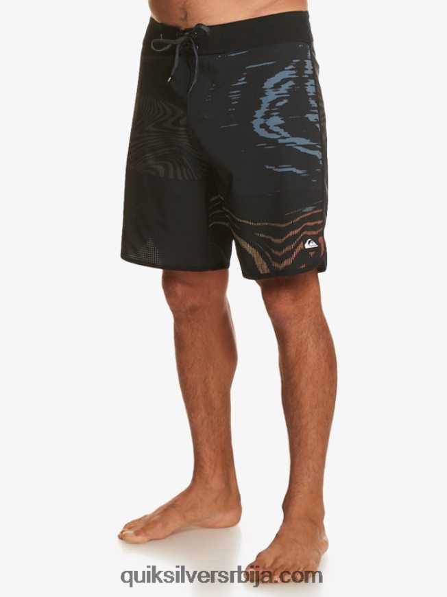 мушкарци Quiksilver хигхлите сцаллоп 19 боардсхортс црн Z824VN19