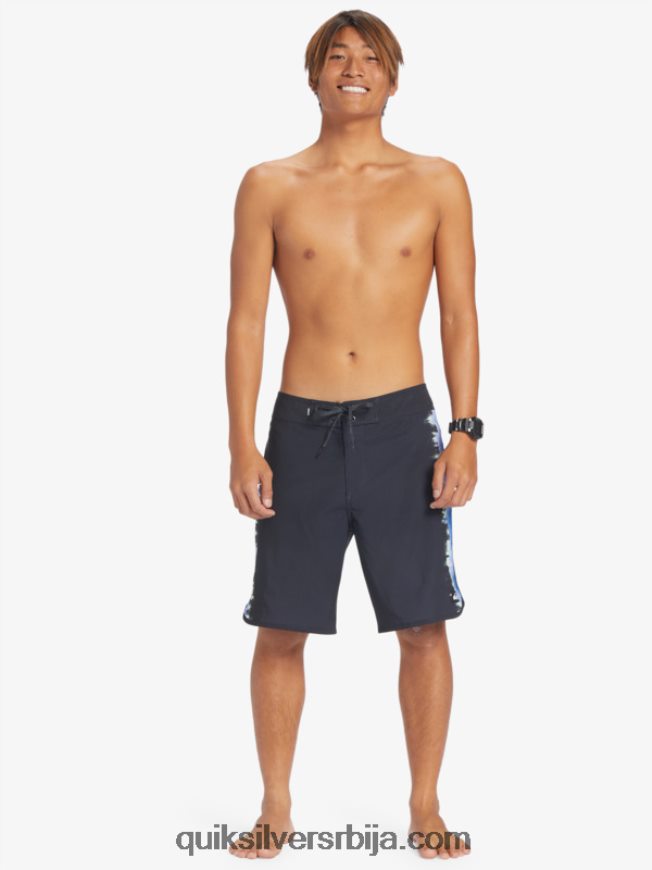 мушкарци Quiksilver сурфсилк сцаллоп 19 боардсхортс црн Z824VN216