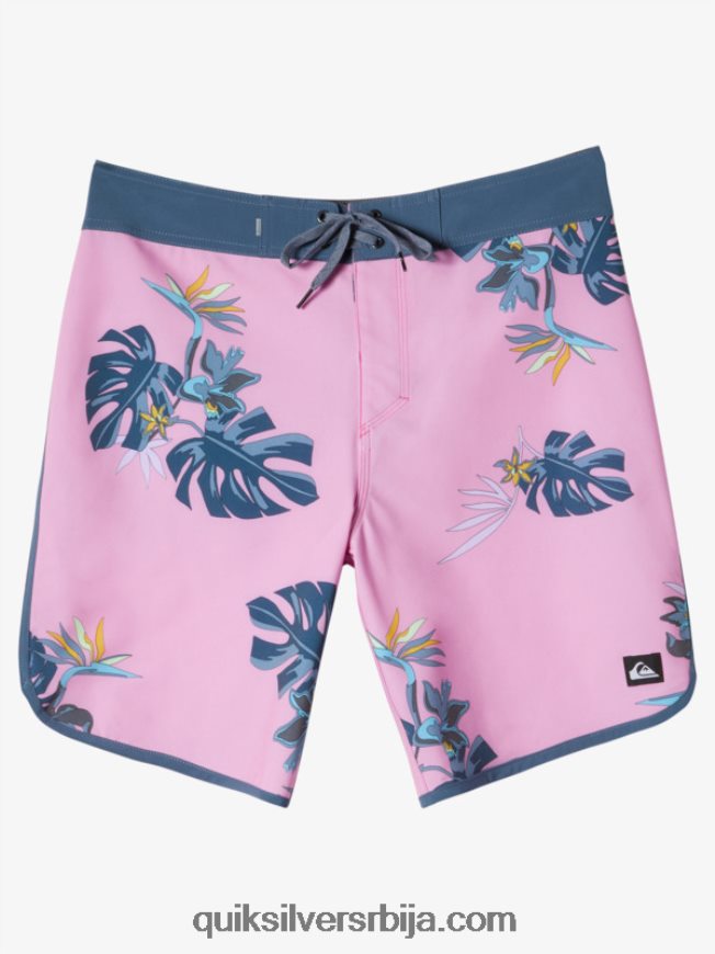 мушкарци Quiksilver сурфсилк сцаллоп 19 боардсхортс моонлите мауве Z824VN217