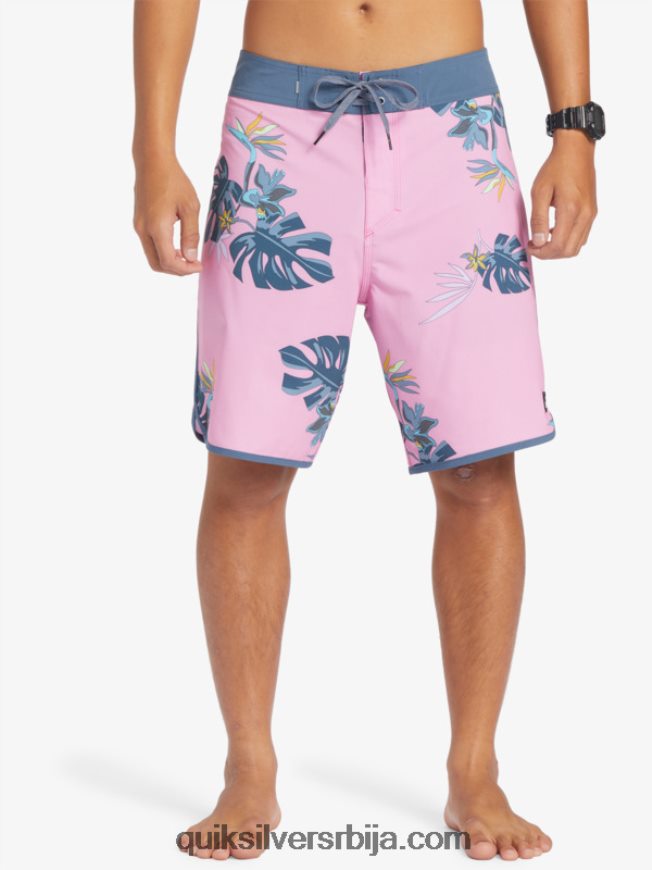 мушкарци Quiksilver сурфсилк сцаллоп 19 боардсхортс моонлите мауве Z824VN217