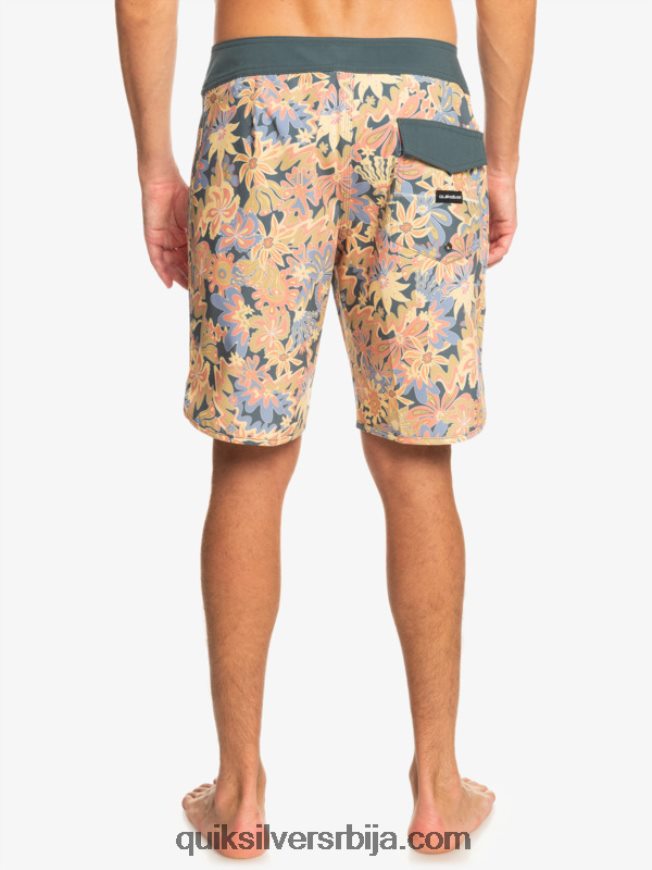 мушкарци Quiksilver сурфсилк сцаллоп 19 боардсхортс тамни шкриљевац Z824VN219