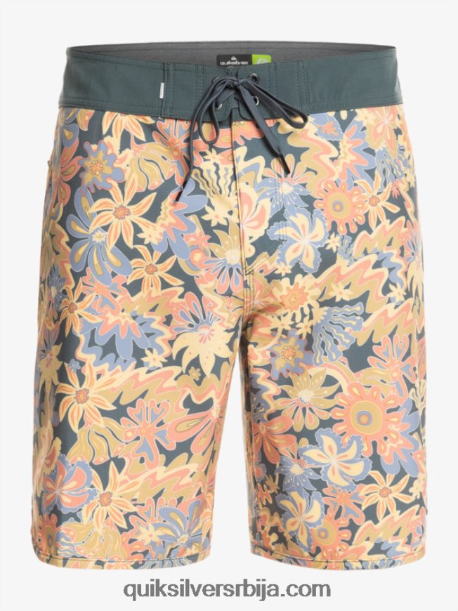 мушкарци Quiksilver сурфсилк сцаллоп 19 боардсхортс тамни шкриљевац Z824VN219
