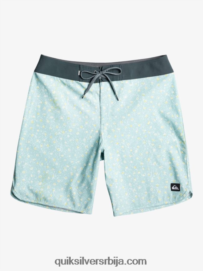 мушкарци Quiksilver сурфсилк сцаллоп 19 боардсхортс небеско плаветнило Z824VN220