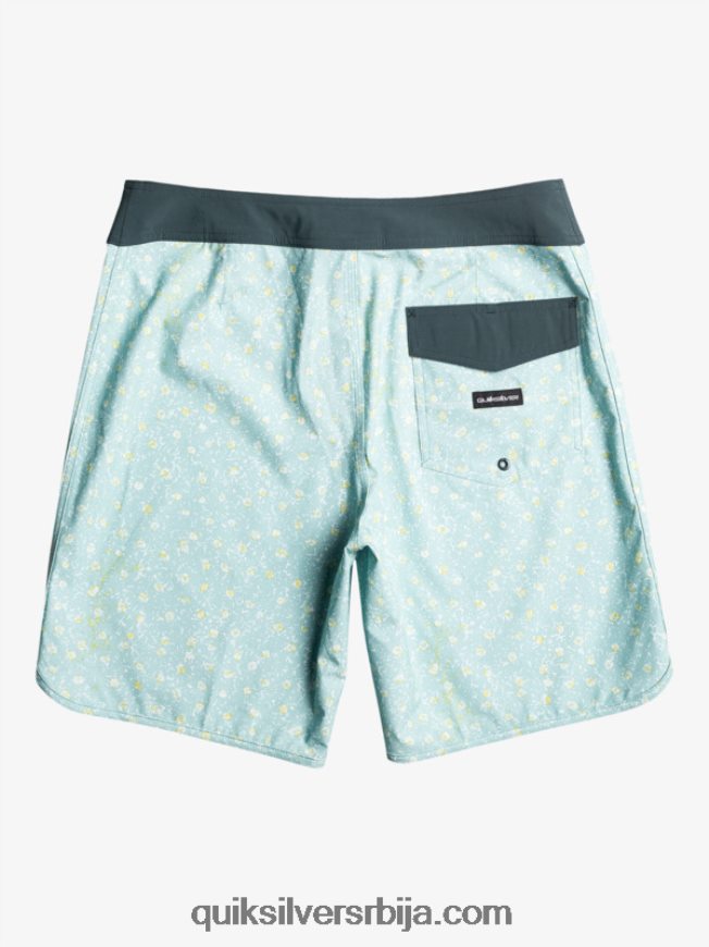 мушкарци Quiksilver сурфсилк сцаллоп 19 боардсхортс небеско плаветнило Z824VN220