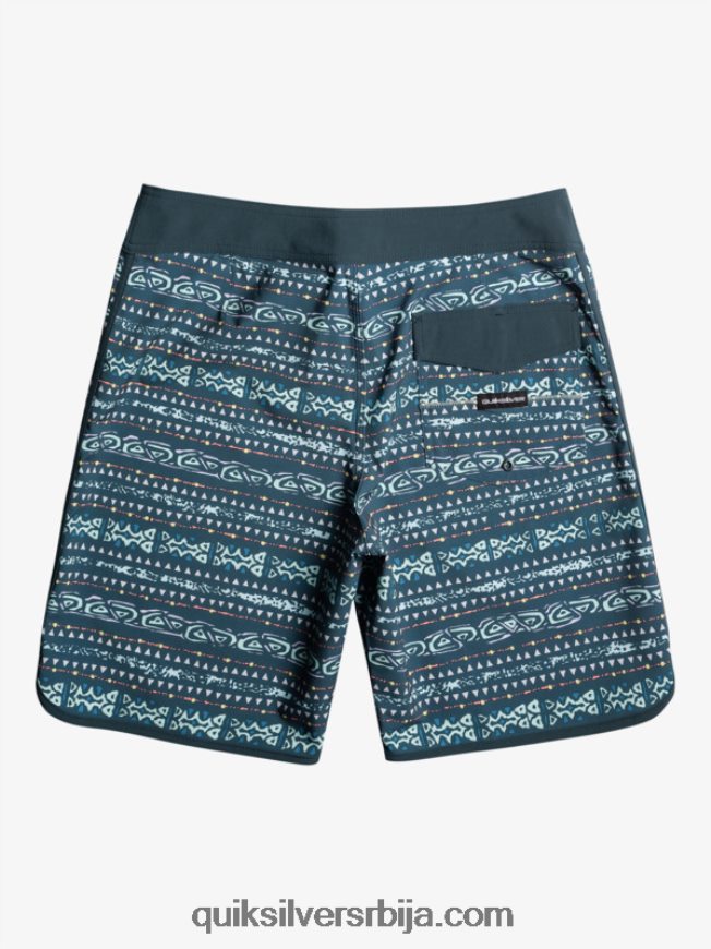 мушкарци Quiksilver сурфсилк сцаллоп 19 боардсхортс поноћна морнарица Z824VN221